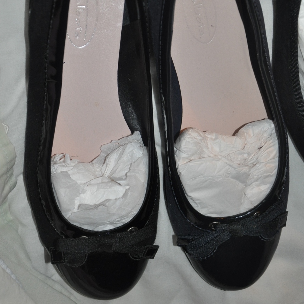 Talbots Women's Ballet Flats, Navy Blue